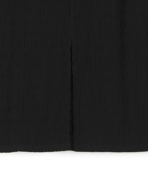 ROPE' PICNIC（ロペピクニック）の「リンクコーデ/シャーリングカットジャガードキャミワンピース（ワンピース・レディース・ブラック/ブルー/ライトグリーン・38）」の18枚目の写真