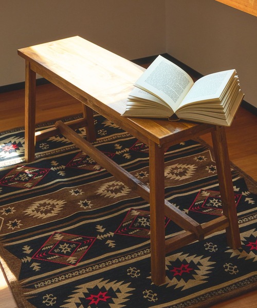 niko and...(ニコアンド)の「Jardin Bench(ジャルダン ベンチ)/90cm(家具・レディース・ブラウン・0)」の1枚目の写真