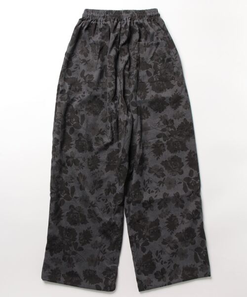 Mayree（メイリー）の「フラワー柄ワイドストリートパンツ(se)（スラックス・レディース・ブラウン/ブラック・FREE）」の14枚目の写真