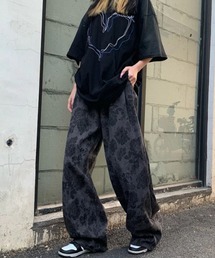 Mayree | フラワー柄ワイドストリートパンツ(se)(スラックス)