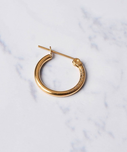 ADPOSION(アドポーション)の「【WEB限定】14mm フープピアス(片耳)(ピアス(片耳用)・レディース・シルバー/ゴールド/ブラック・FREE)」の9枚目の写真