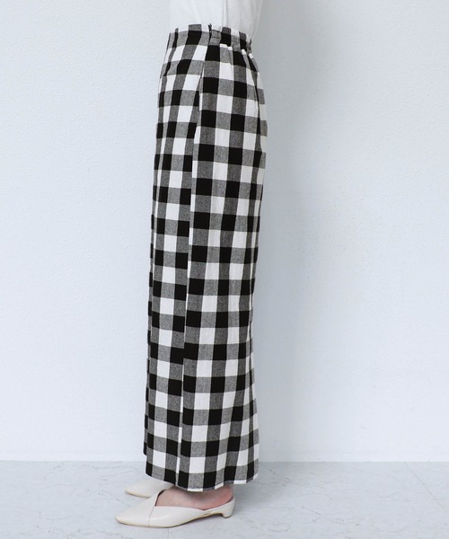 セール】ギンガムチェックタイトスカート（スカート）｜andme