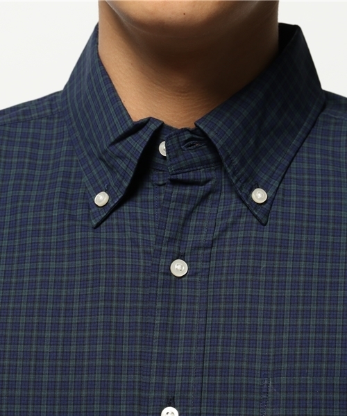 McGREGOR Budge Dragon（マックレガーバッジドラゴン）の「ミニチェック長袖シャツ（シャツ/ブラウス・メンズ・レッド/ネイビー・L/M）」の6枚目の写真