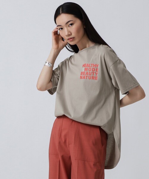 GALLEST(ギャレスト)の「ワンポイントロゴTシャツ(Tシャツ/カットソー・レディース・ホワイト/ブラック/サンドベージュ・13/38)」の3枚目の写真