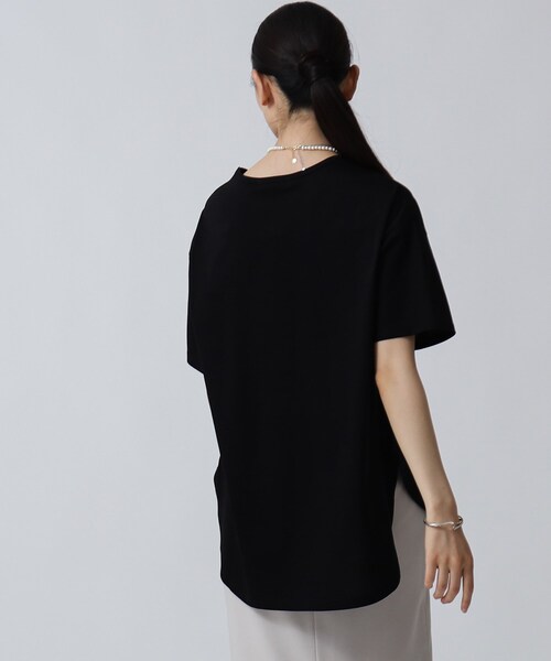 GALLEST(ギャレスト)の「ワンポイントロゴTシャツ(Tシャツ/カットソー・レディース・ホワイト/ブラック/サンドベージュ・13/38)」の18枚目の写真