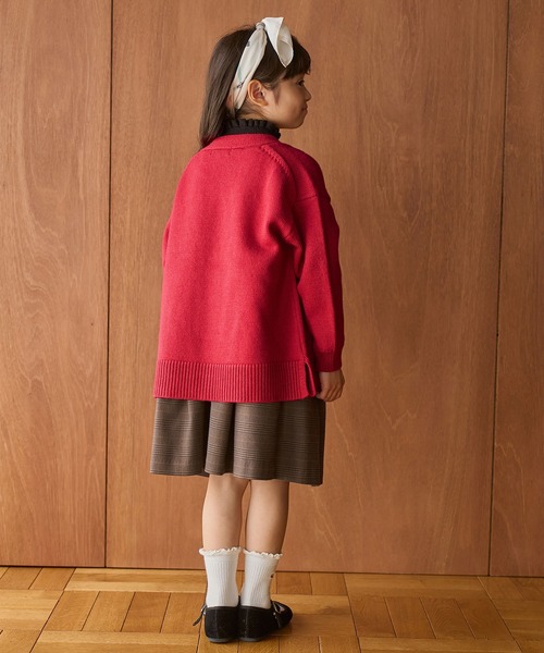 ROPE' PICNIC（ロペピクニック）の「【KIDS】ユニセックスVネックカーディガン（カーディガン/ボレロ・キッズ・レッド/ブルー系その他6・110/120/130/140/150）」の16枚目の写真