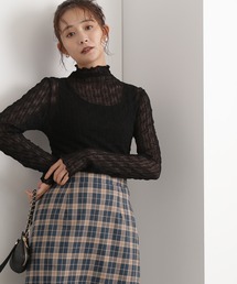 N.(N. Natural Beauty Basic) | ◆シアーウェーブカットソー(Tシャツ/カットソー)