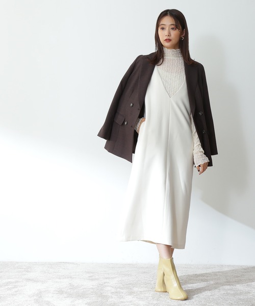 N.（N. Natural Beauty Basic）（エヌエヌナチュラルビューティーベーシック）の「◆シアーウェーブカットソー（Tシャツ/カットソー・レディース・ブラック/オフホワイト/ライトグリーン・MEDIUM）」の11枚目の写真