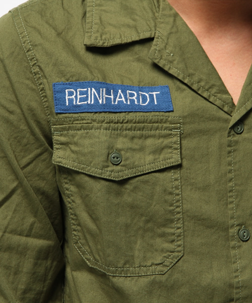WEGO（ウィゴー）の「WEGO/ロングミリタリー7分袖シャツ（シャツ/ブラウス・メンズ・カーキ/ホワイト・LARGE/MEDIUM）」の16枚目の写真