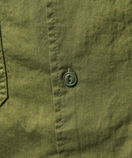 WEGO（ウィゴー）の「WEGO/ロングミリタリー7分袖シャツ（シャツ/ブラウス・メンズ・カーキ/ホワイト・LARGE/MEDIUM）」の18枚目の写真