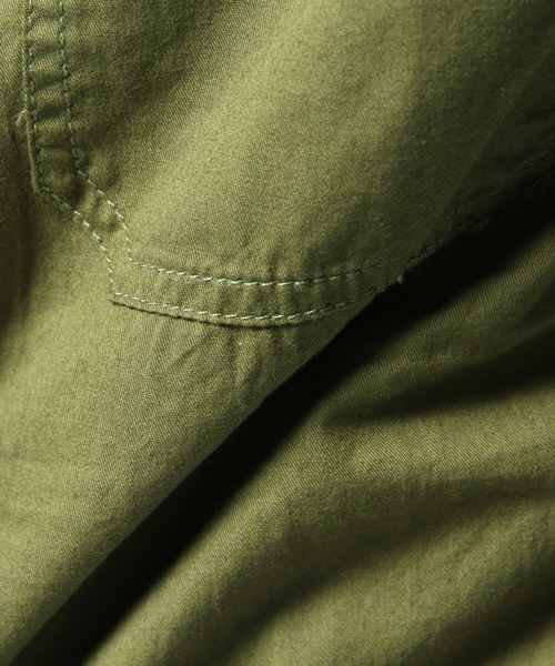 WEGO（ウィゴー）の「WEGO/ロングミリタリー7分袖シャツ（シャツ/ブラウス・メンズ・カーキ/ホワイト・LARGE/MEDIUM）」の10枚目の写真