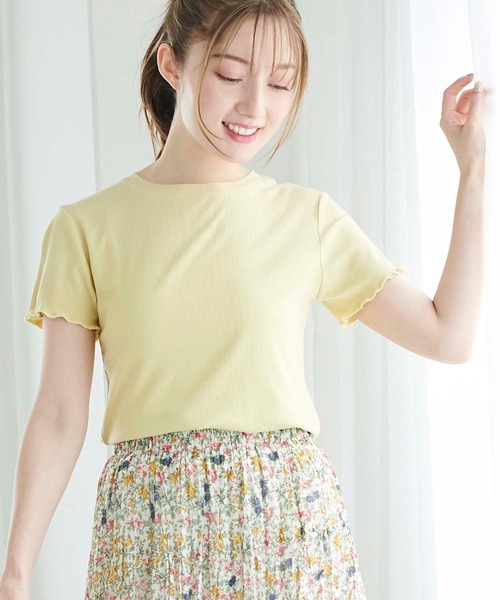 fifth(フィフス)の「花柄プリーツスカート(スカート・レディース・ブラック/オフホワイト・M)」の3枚目の写真