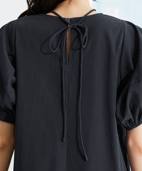 Jayro（ジャイロ）の「ランタンスリーブワンピース（ワンピース・レディース・ネイビー/グリーン/キャメル・M）」の14枚目の写真