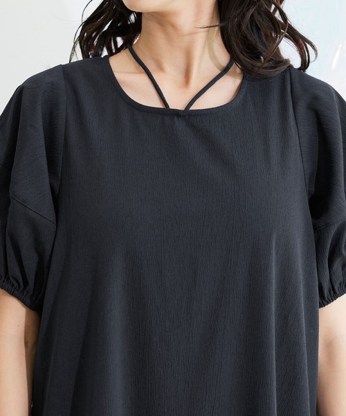 Jayro（ジャイロ）の「ランタンスリーブワンピース（ワンピース・レディース・ネイビー/グリーン/キャメル・M）」の15枚目の写真