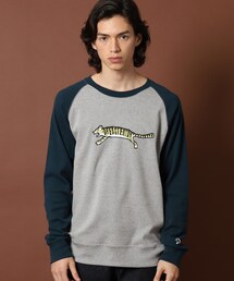 ◆タイガーラグラン フライスロングTシャツ
