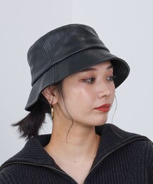 BEAMS HEART | BEAMS HEART / フェイクレザー バケットハット(ハット)