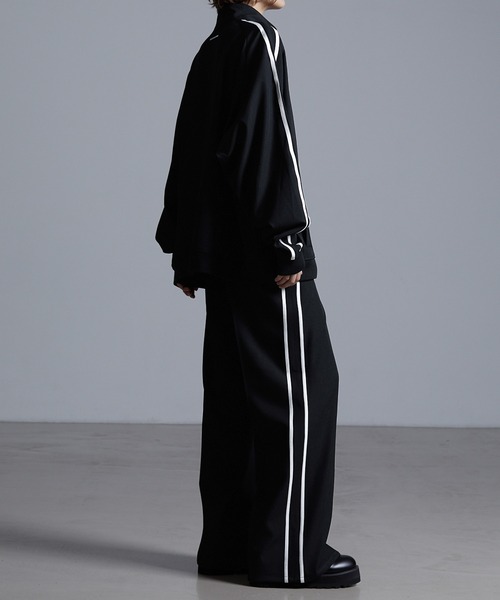 ドレープモード ワイドトラックパンツ【セットアップ対応】（スラックス）｜Loose/ルース（ルース）