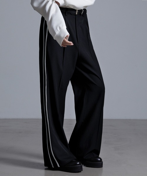 ドレープモード ワイドトラックパンツ【セットアップ対応】（スラックス）｜Loose/ルース（ルース）