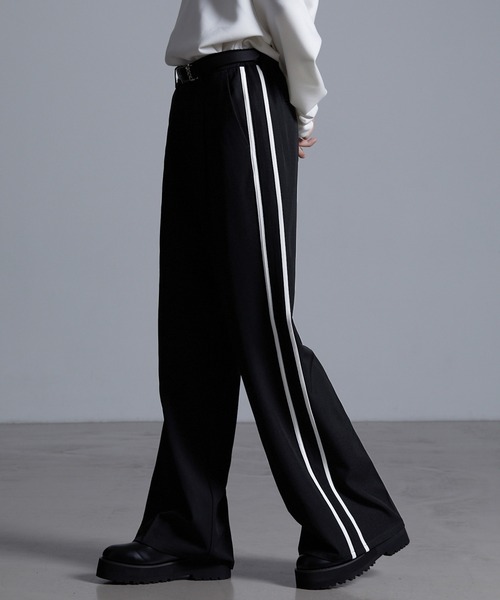 ドレープモード ワイドトラックパンツ【セットアップ対応】（スラックス）｜Loose/ルース（ルース）