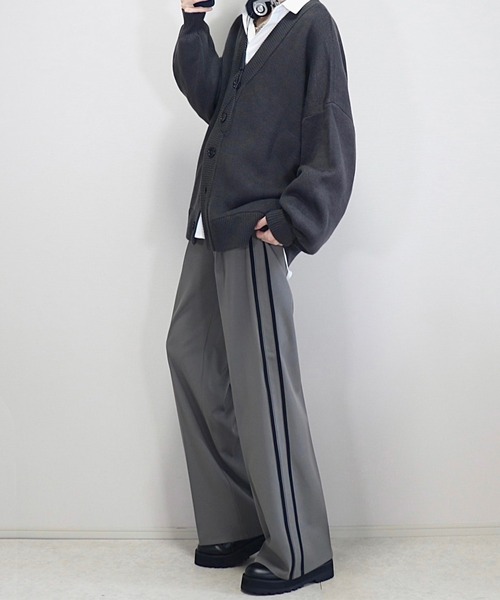 ドレープモード ワイドトラックパンツ【セットアップ対応】（スラックス）｜Loose/ルース（ルース）