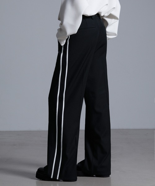 ドレープモード ワイドトラックパンツ【セットアップ対応】（スラックス）｜Loose/ルース（ルース）