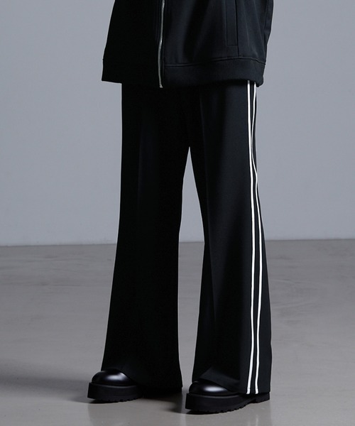 ドレープモード ワイドトラックパンツ【セットアップ対応】（スラックス）｜Loose/ルース（ルース）