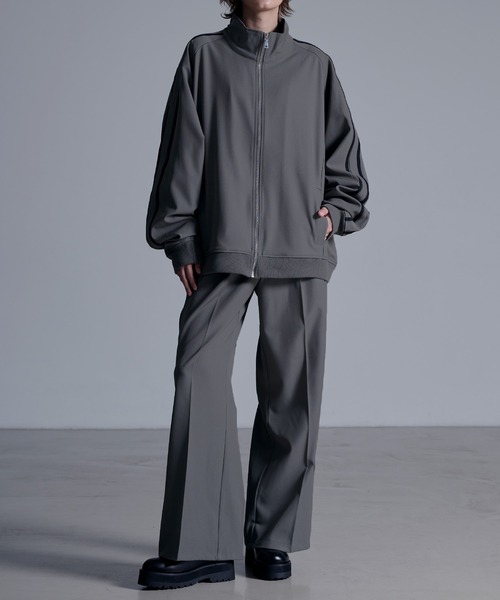 ドレープモード ワイドトラックパンツ【セットアップ対応】（スラックス）｜Loose/ルース（ルース）