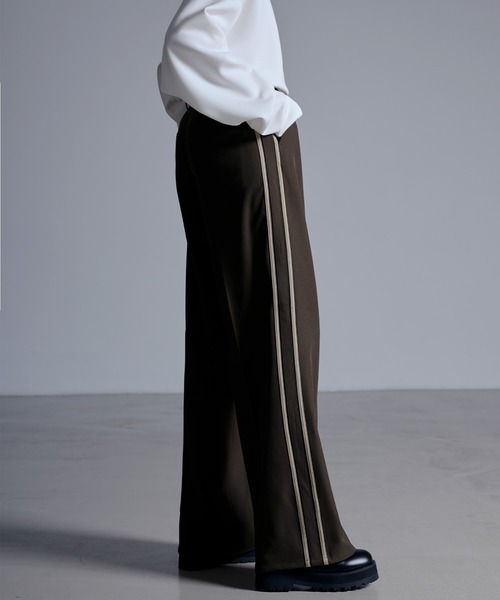 ドレープモード ワイドトラックパンツ【セットアップ対応】（スラックス）｜Loose/ルース（ルース）