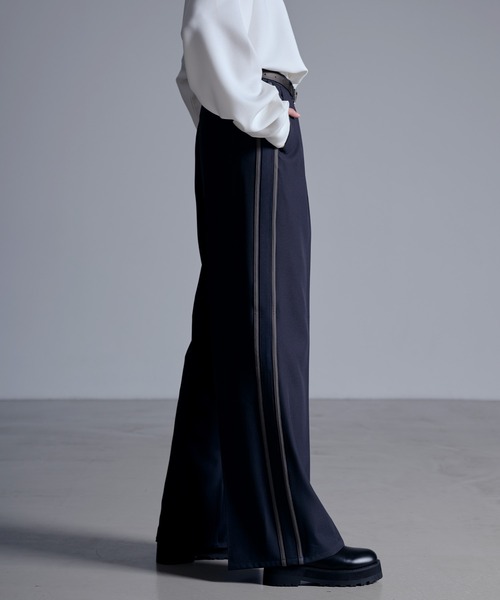 ドレープモード ワイドトラックパンツ【セットアップ対応】（スラックス）｜Loose/ルース（ルース）