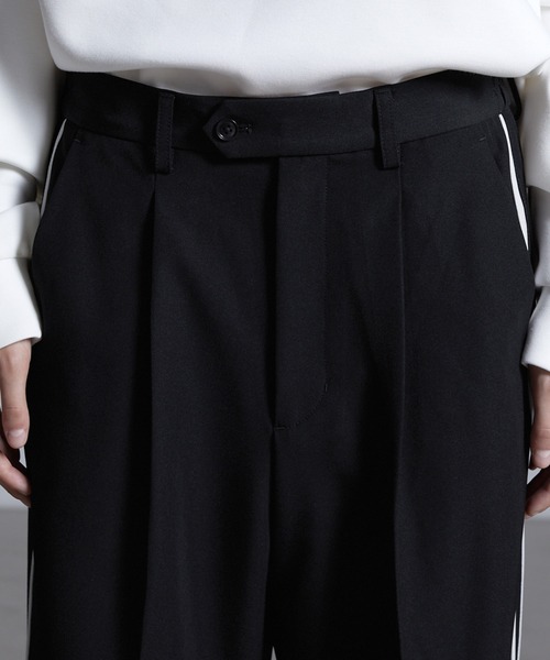 ドレープモード ワイドトラックパンツ【セットアップ対応】（スラックス）｜Loose/ルース（ルース）