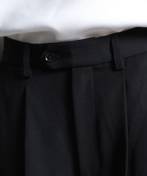 ドレープモード ワイドトラックパンツ【セットアップ対応】（スラックス）｜Loose/ルース（ルース）