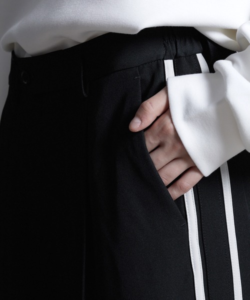 ドレープモード ワイドトラックパンツ【セットアップ対応】（スラックス）｜Loose/ルース（ルース）