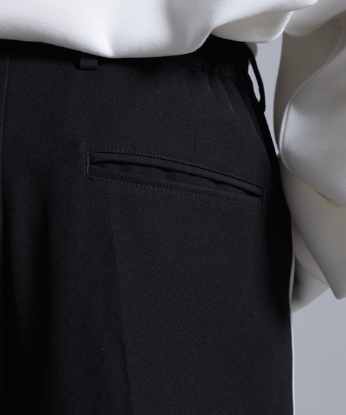 ドレープモード ワイドトラックパンツ【セットアップ対応】（スラックス）｜Loose/ルース（ルース）