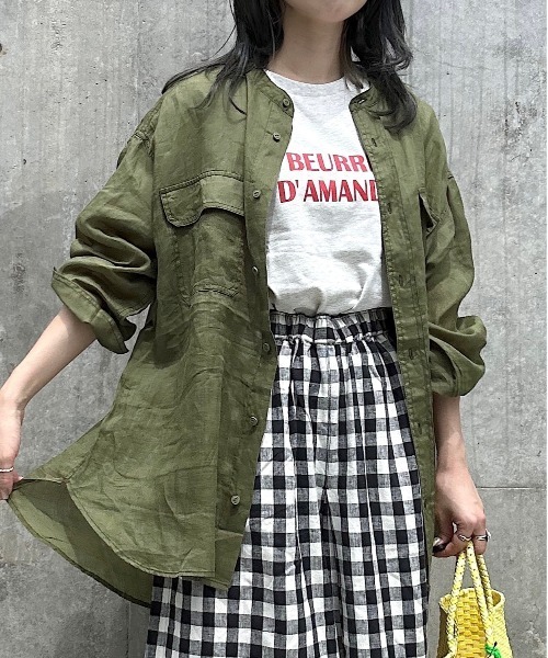 niko and（ニコアンド）の「ラミーシアーワークシャツ（シャツ