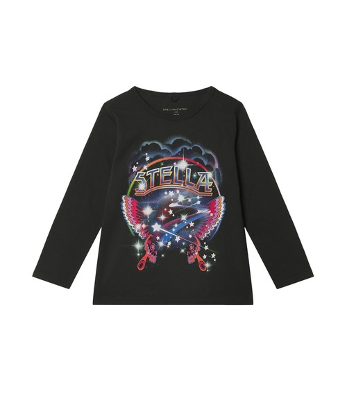 STELLA McCARTNEY(ステラマッカートニー)の「STELLA McCARTNEY (ステラマッカートニー) Kids & Junior Tシャツカットソー(Tシャツ/カットソー・キッズ・ブラック・6Y/10Y/12Y/8Y/14Y/4Y/5Y)」の3枚目の写真