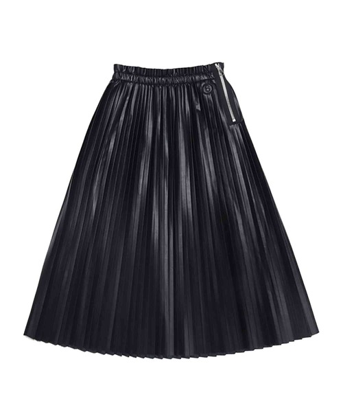 MM6 Maison Margiela(エムエムシックス メゾン マルジェラ)の「MM6 Maison Margiela(エムエムシックス メゾン マルジェラ)Kids & Junior プリーツロングスカート(スカート・キッズ・ブラック・16Y/14Y/12Y/10Y)」の5枚目の写真