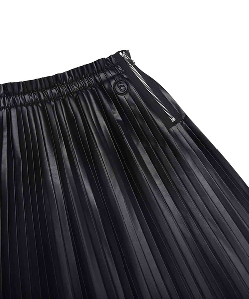 MM6 Maison Margiela(エムエムシックス メゾン マルジェラ)の「MM6 Maison Margiela(エムエムシックス メゾン マルジェラ)Kids & Junior プリーツロングスカート(スカート・キッズ・ブラック・16Y/14Y/12Y/10Y)」の7枚目の写真