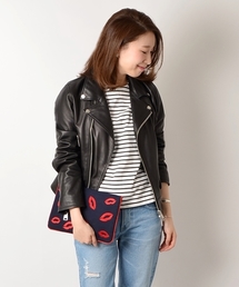 SHIPS for women | ダブルライダースレザージャケット◇(ライダースジャケット)