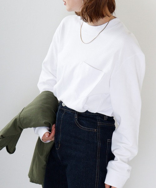 BALL(ボール)の「BALL 吸汗速乾 コットンスムースBIGサイズ長袖Tシャツ(Tシャツ/カットソー・メンズ・ブルー/ホワイト/ブラック/ネイビー/チャコール/グレイッシュベージュ・LL/L/M)」の7枚目の写真