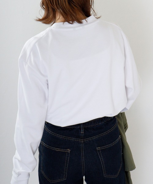 BALL(ボール)の「BALL 吸汗速乾 コットンスムースBIGサイズ長袖Tシャツ(Tシャツ/カットソー・メンズ・ブルー/ホワイト/ブラック/ネイビー/チャコール/グレイッシュベージュ・LL/L/M)」の8枚目の写真