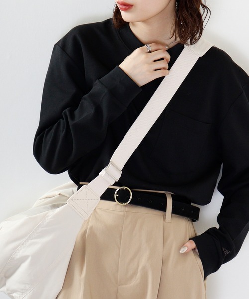 BALL(ボール)の「BALL 吸汗速乾 コットンスムースBIGサイズ長袖Tシャツ(Tシャツ/カットソー・メンズ・ブルー/ホワイト/ブラック/ネイビー/チャコール/グレイッシュベージュ・LL/L/M)」の10枚目の写真