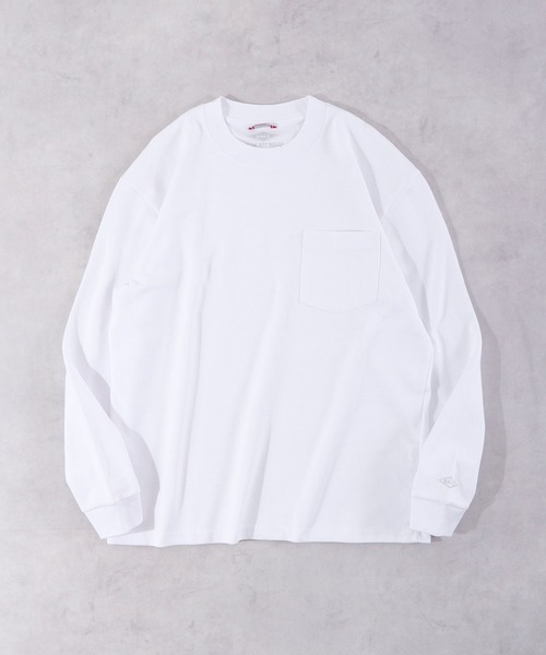 BALL(ボール)の「BALL 吸汗速乾 コットンスムースBIGサイズ長袖Tシャツ(Tシャツ/カットソー・メンズ・ブルー/ホワイト/ブラック/ネイビー/チャコール/グレイッシュベージュ・LL/L/M)」の21枚目の写真