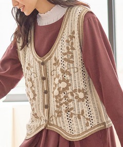 Small Floral Pattern Washer Process Camisole/スモールフラワー