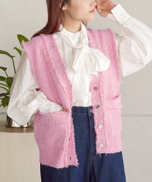 ベスト ピンク w closet（ダブルクローゼット）｜ベスト（ピンク系）一覧 - WEAR