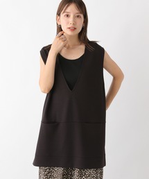 LEPSIM | Vネックベストプルオーバー 961522(Tシャツ/カットソー)