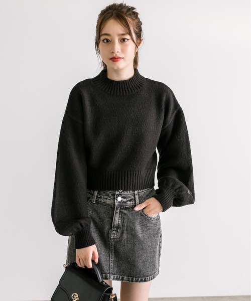 OLIVE des OLIVE（オリーブデオリーブ）の「ダブルウエストミニスカート　1032010080（スカート・レディース・ブルー/スミクロ/ブラック・FREE）」の15枚目の写真