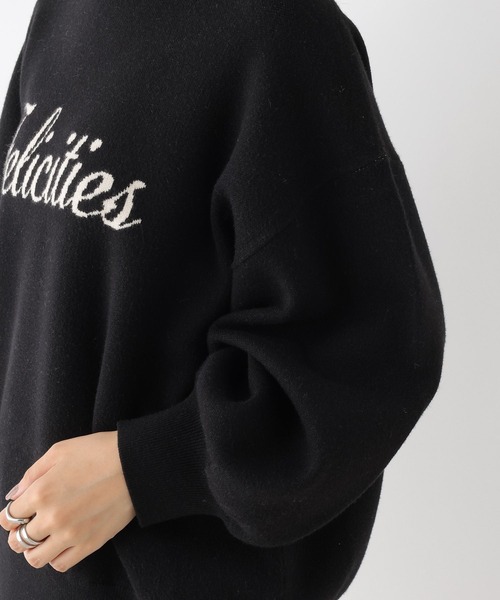 LEPSIM（レプシィム）の「12ゲージアソートロゴプルオーバー　971251（ニット/セーター・レディース・グレー/ブラック/オフホワイト・FREE）」の17枚目の写真