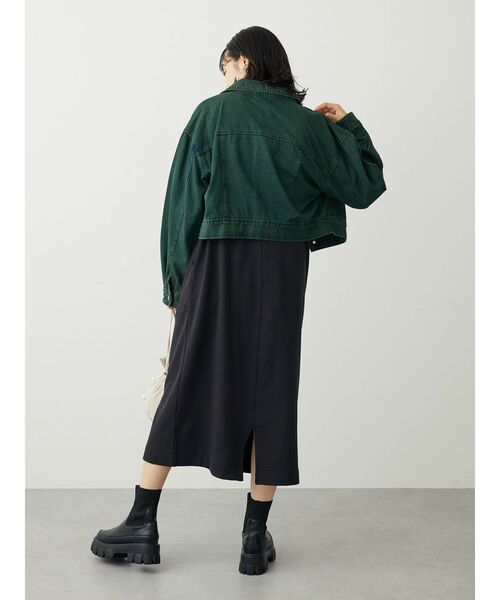 Sugar spoon（シュガースプーン）の「・SUGAR　SPOON　カラーデニムGジャン（その他アウター・レディース・インディゴブルー/ブラウン/グリーン/レッド・FREE）」の7枚目の写真