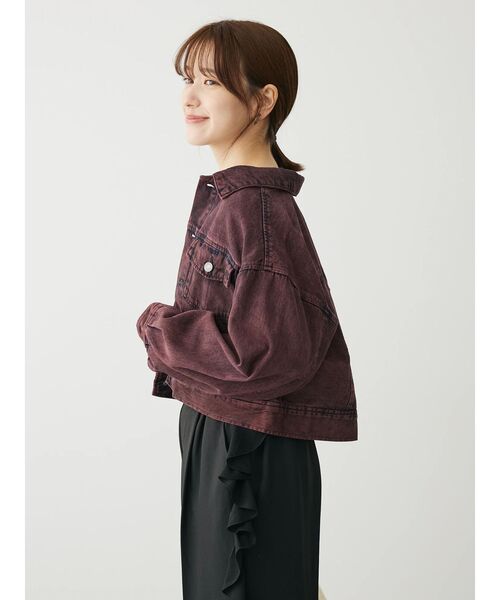 Sugar spoon（シュガースプーン）の「・SUGAR　SPOON　カラーデニムGジャン（その他アウター・レディース・インディゴブルー/ブラウン/グリーン/レッド・FREE）」の13枚目の写真