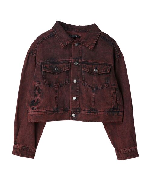 Sugar spoon（シュガースプーン）の「・SUGAR　SPOON　カラーデニムGジャン（その他アウター・レディース・インディゴブルー/ブラウン/グリーン/レッド・FREE）」の14枚目の写真